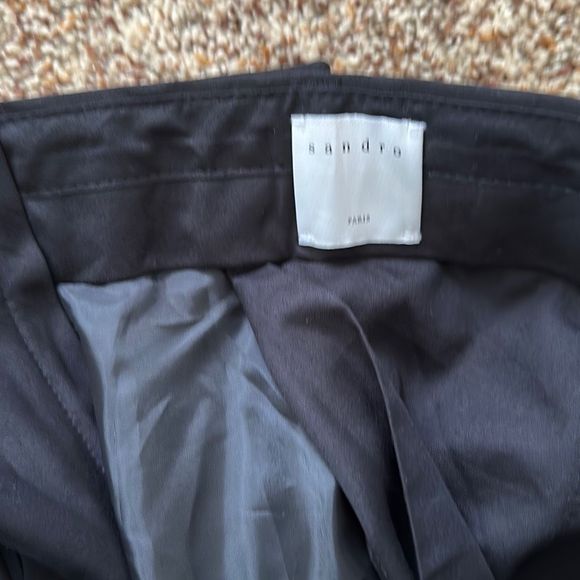 Sandro Classic Suit Pants Black Size 42 - Picture 10 of 10